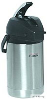 Bunn-O-Matic 32125.0000 2.5 Liter Lever-Action Airpot - Stainless Steel