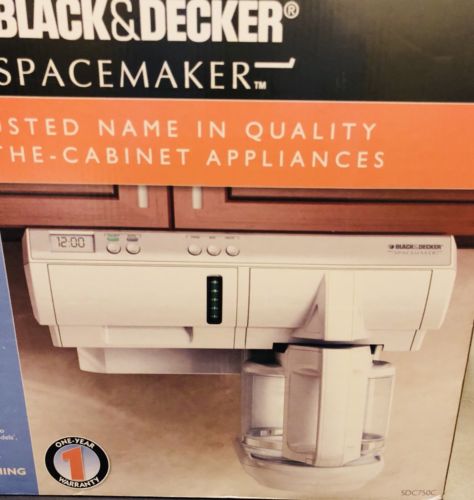 New Black & Decker Under-the-Cabinet SpaceMaker Coffee Maker SDC750