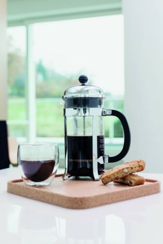 Bodum Chambord French Press Coffee Maker, 1 Liter, 34 Ounce, (8 Cup), Matte Chro
