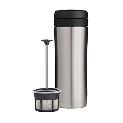 Espro Travel Coffee Press, Stainless Steel, 12 oz Stainless