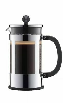 NEW Bodum Kenya 8-Cup French Press Coffee Maker 11751-16WM Stainless Steel Black