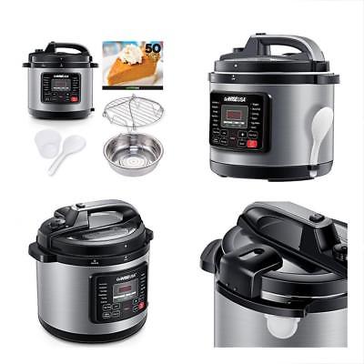 GoWISE USA GW22703 12-in-1 Electric Pressure Cooker With Accessories Measuring