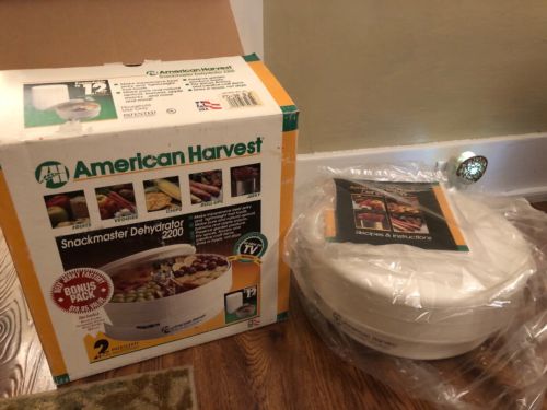American Harvest Snackmaster Food Dehydrator 2200 FD-30 Jerky Fruit Snack