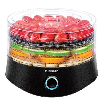5 Tray Round Food Dehydrator BPA Free Professional Electric Mul 9.5 X 6.5 Inches