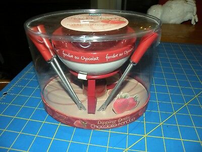 Jole RED Dipping Design Chocolate Fondue NEW IN PACKAGING