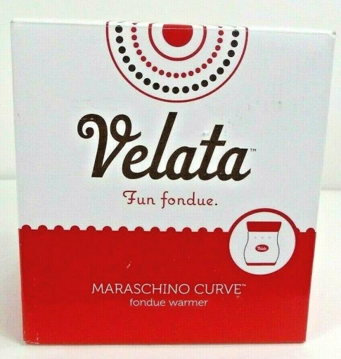 Velata Clementine Curve Fun Fondue Warmer Set Scentsy Red Perfect for Valentines