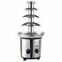 Hot Luxury Chocolate Fondue Fountain 4 Tiers Commercial Stainless Steel 30''