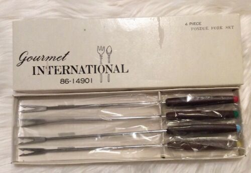 Gourmet International 4-piece Fondue Fork Set No. 86-14901