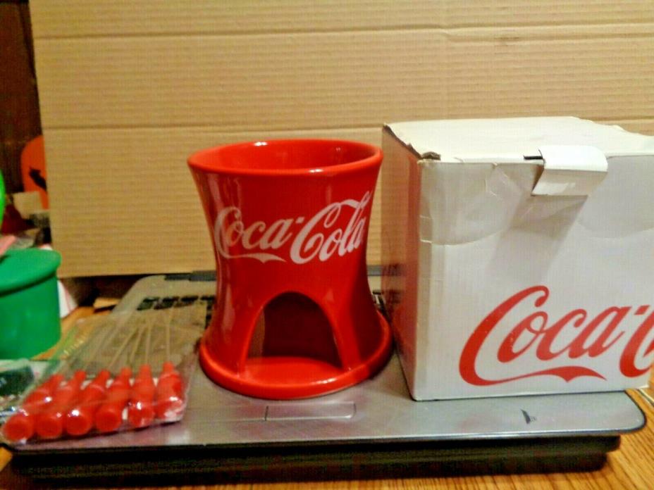 Coca Cola Fondue Set New!!