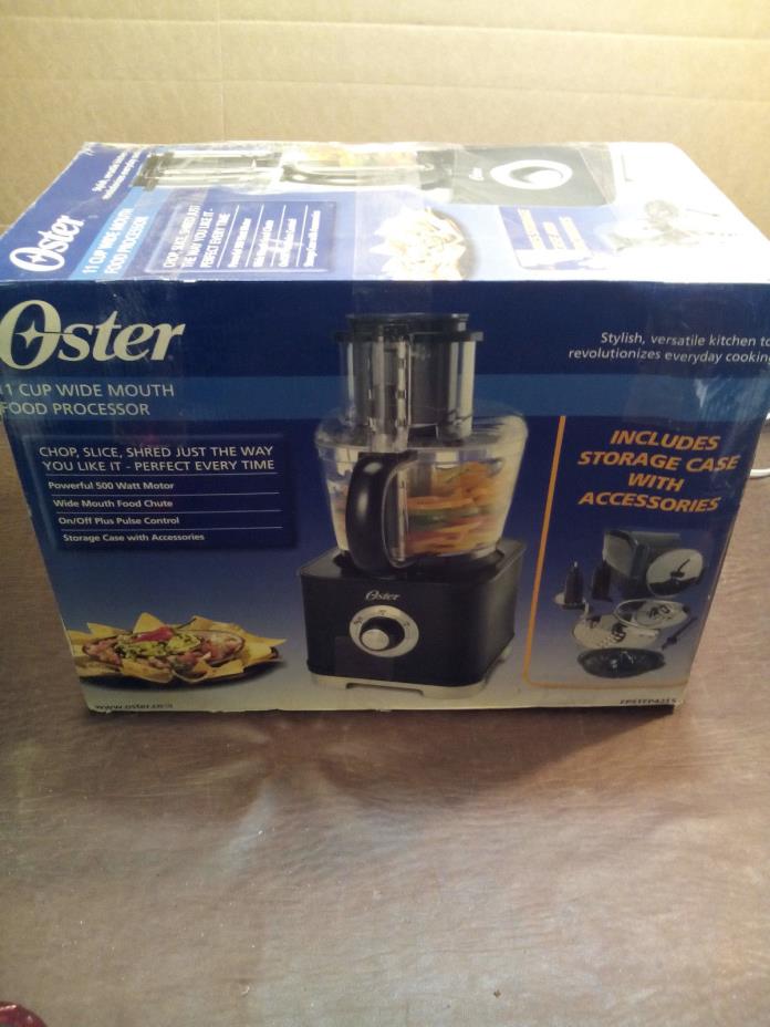 OSTER WIDE MOUTH 11-CUP FOOD PROCESSOR (NIB ) MODEL# FP4255