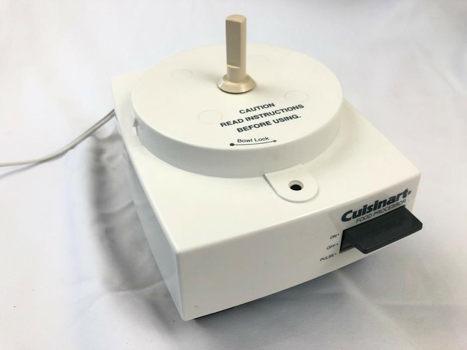 Cuisinart Food Processor Base DLC 5 TX 25 Motor Base Only White Replacement Part