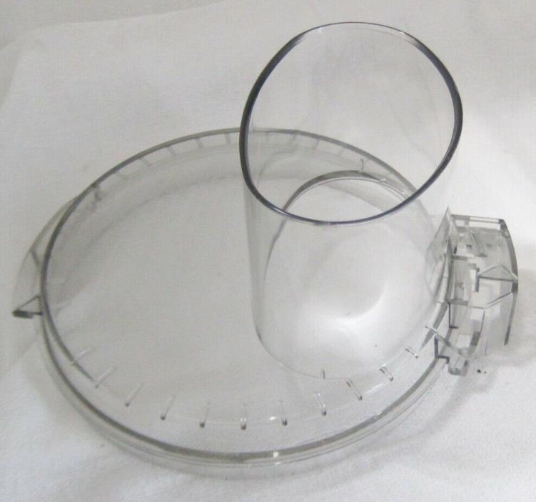 Cuisinart  DLC-7 (14-cup) DLC-017BGTX - CLEAR WORK BOWL LID WITH WIDE FEED TUBE