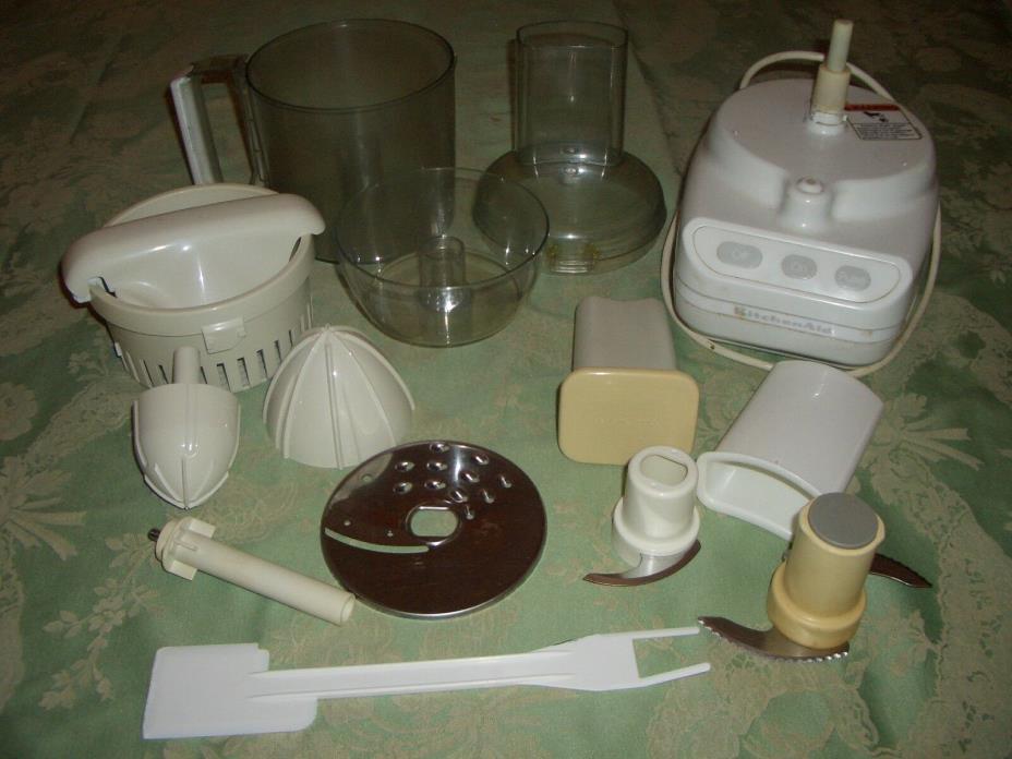 Kitchenaid Food Processor 450WW and Accessories