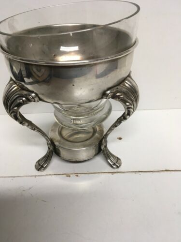 Vintage Silver Plated Chafing Buffet Warming Stand