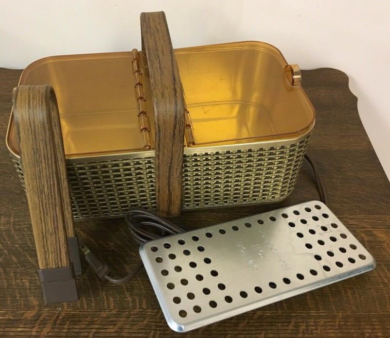 Salton Hot Basket Warmer Including Cord, Tongs, and Bottom Aluminum Tray