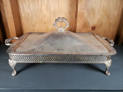 Vintage Silver Plated Chafing Dish