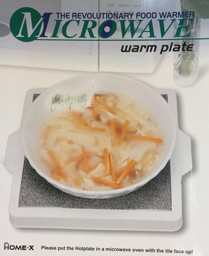 Home-X Microwave Warming Tray With Handles