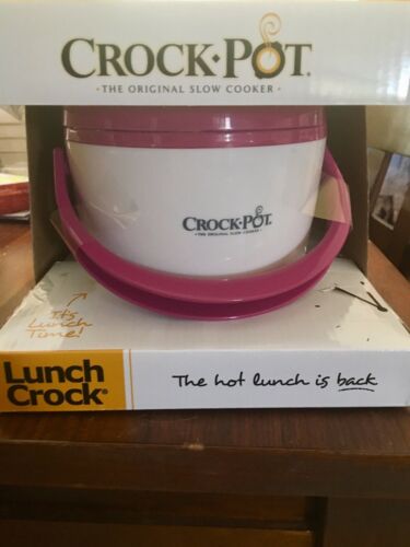 Lunch Crock-Pot 20-Ounce Lunch Crock Food Warmer and Mini Travel. Pink