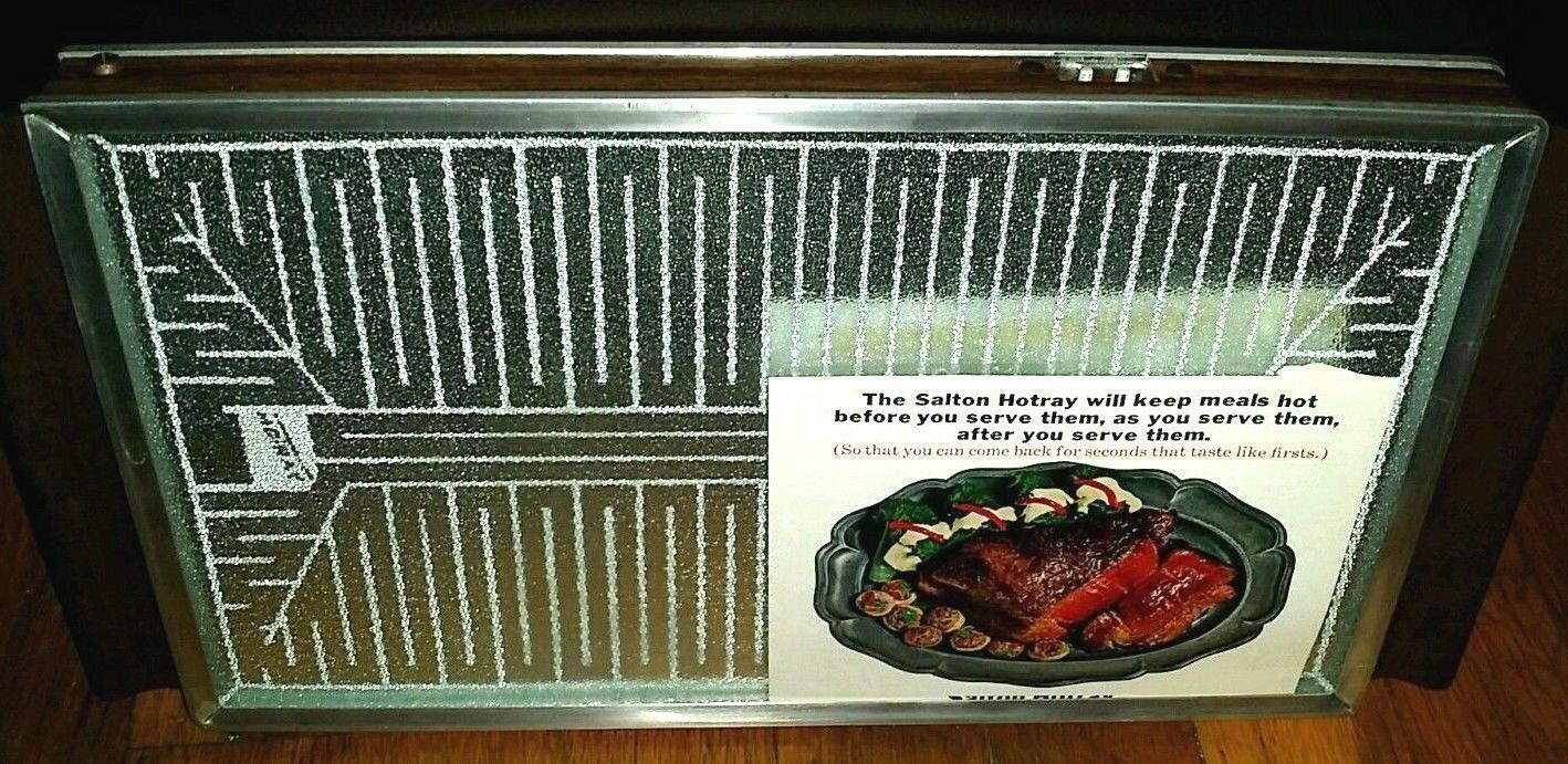 Vintage Salton Hot Tray Automatic Food Warmer/ Needs Cord