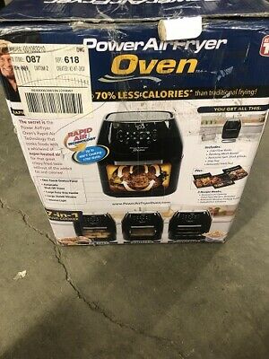 Power Air Fryer Oven 7-in-1 Black Box has Shelf Ware