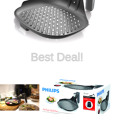 Philips HD9910/21 Airfryer Non-Stick Grill Pan Accessory for Compact, Starfis...