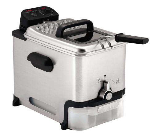 T-Fal FR8000 Deep Fryer with Basket, Oil Fryer with Oil Filtration, Easy to 2.6