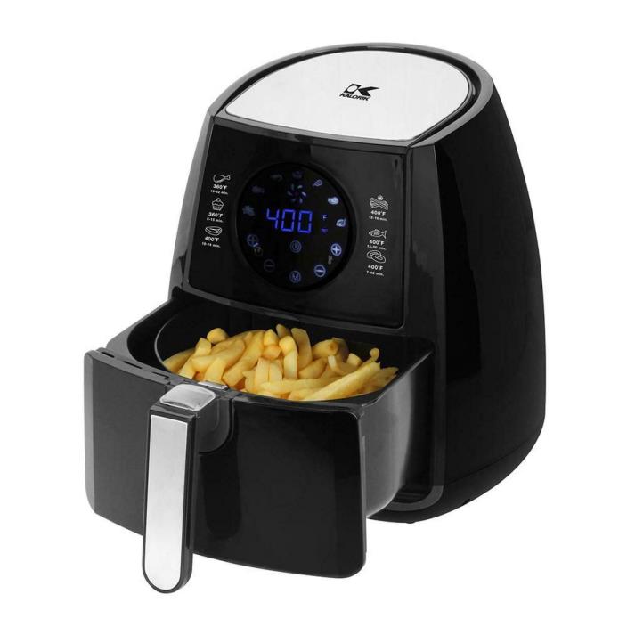 3.2 Qt. Digital Display Air Fryer Kitchen Food Meal Family Fast Cooking Black