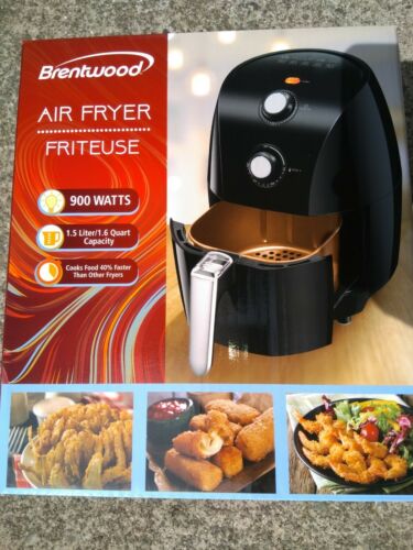 Brentwood 1.6 Quart Small Electric Air Fryer with Timer and Temperature Control