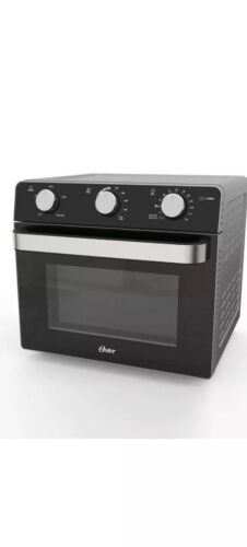 New Easy Food Oster Countertop Kitchen Home Toaster Oven with Air Fryer, Black