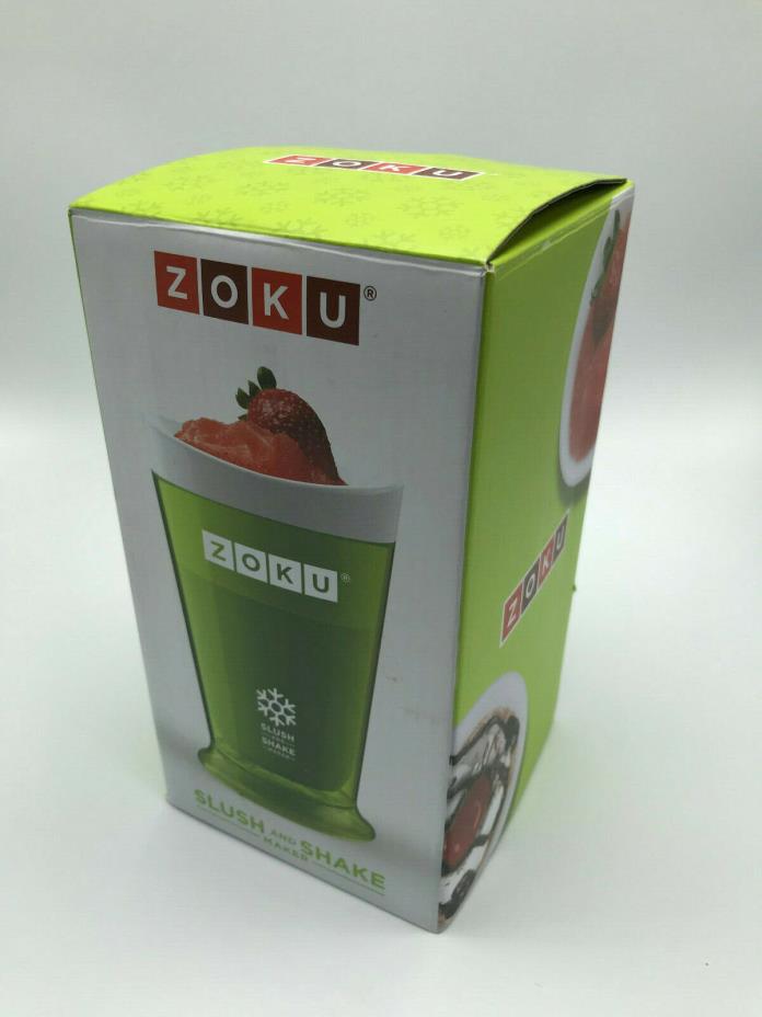 ZOKU Slush and Shake Maker Slushies or Milkshakes Fast Frozen Drinks NEW GREEN
