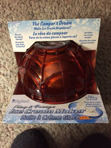 Play and Freeze Ice Cream Maker Ball Camper's Dream Orange