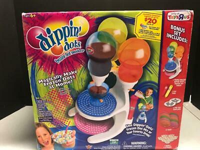 DIppin' Dots Frozen Dot Maker-New in Box-Bonus Set-templates-Trays-Bowls-Spoons