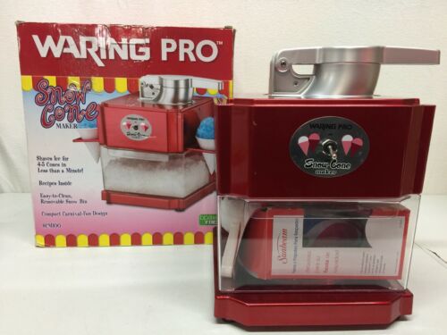 Waring Pro SCM100 Professional Snow Cone Maker Used Once