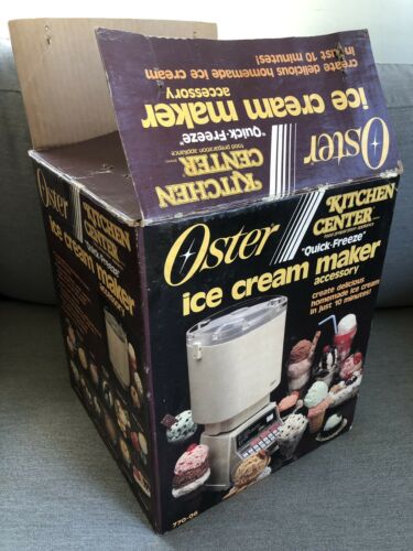 Oster Kitchen Center ICE CREAM MAKER And Ice Crusher Accessory Attachments