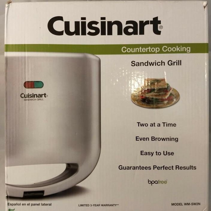 Cuisinart Sandwich Grill - Countertop Cooking WM-SW2N