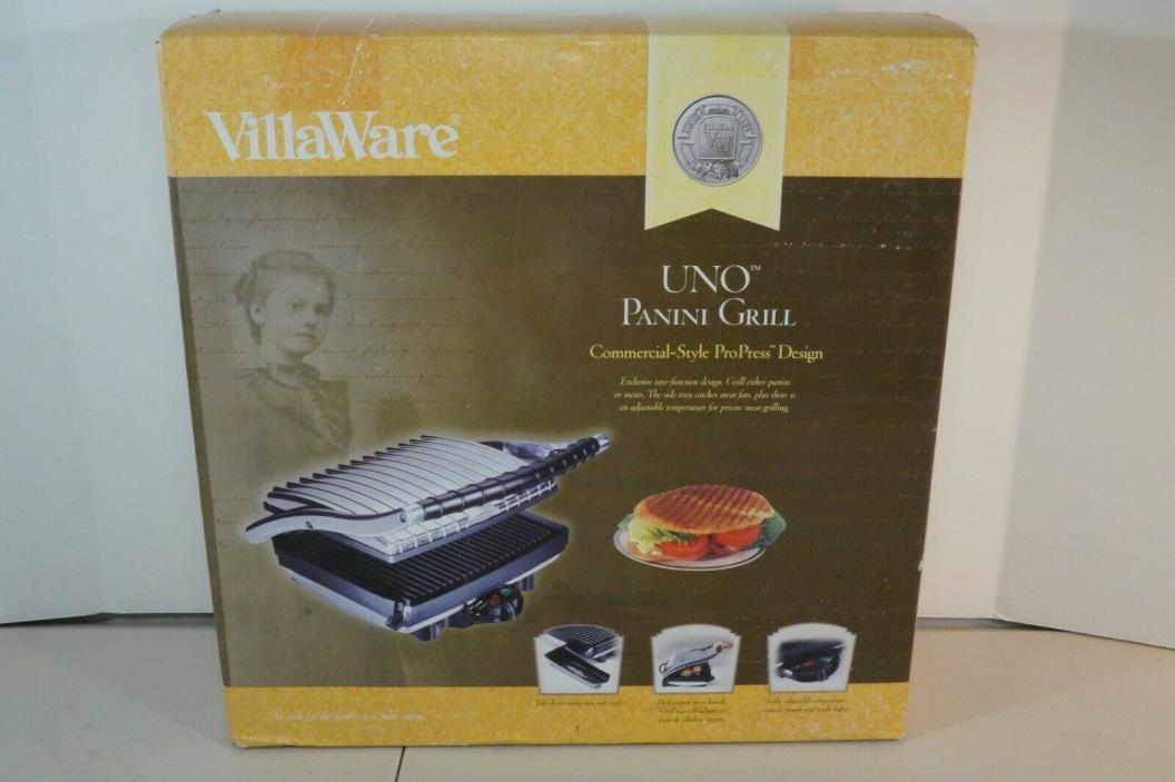 Villaware V2160 UNO ProPress Panini Grill Commercial Style 11