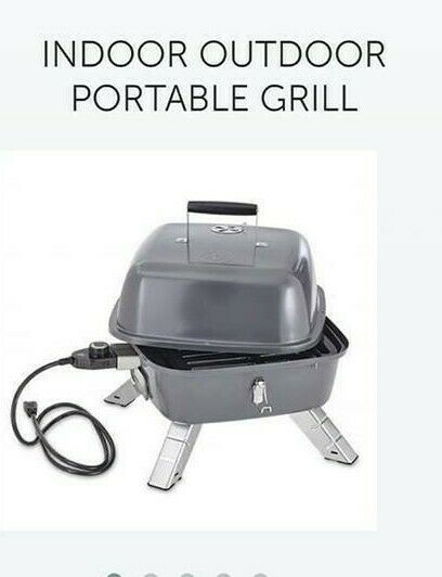 Pampered Chef Indoor/Outdoor Electric Portable Grill Brand -New in Box