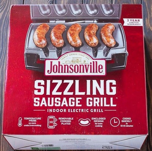 Johnsonville BTG0498 Sizzling Sausage Grill - Brand New 100%