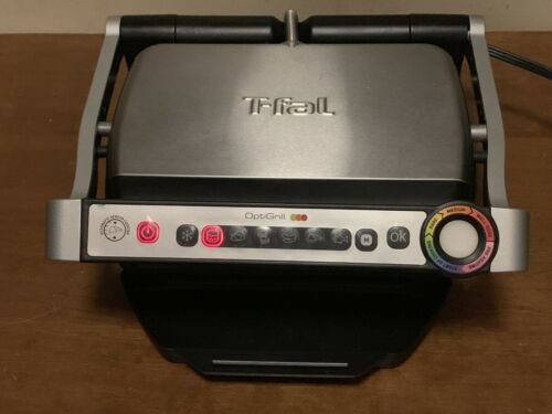 T.fal Opti-grill, Electric Indoor Grill, W/ Removable Grill Plates, #8351-s1