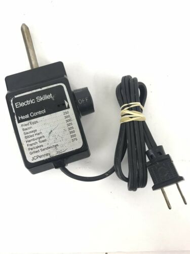 JCPenny Electric Skillet Heat Control Probe Power Cord E84820-78TW WB #1 Control