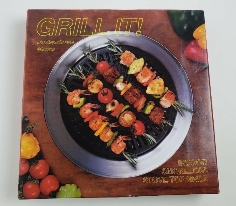 Grill It / Its Delicious! Indoor Smokeless Stove Top Grill Professional Model