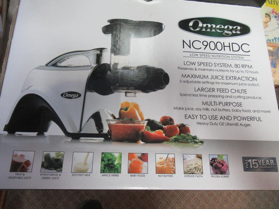 Omega NC900HDC Juicer Works But Has Some PARTS MISSING Please Read