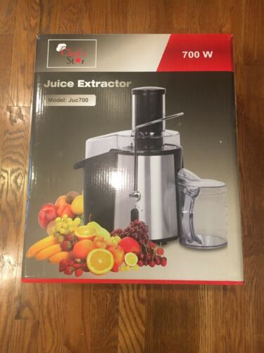 Chef's Star JUC700 700W Centrifugal Juicer - Silver