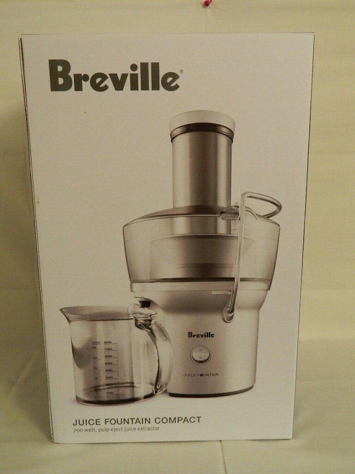 NEW BREVILLE BJE200XL 700-Watt Juice Fountain Compact EXTRACTOR 10 TIMES FASTER