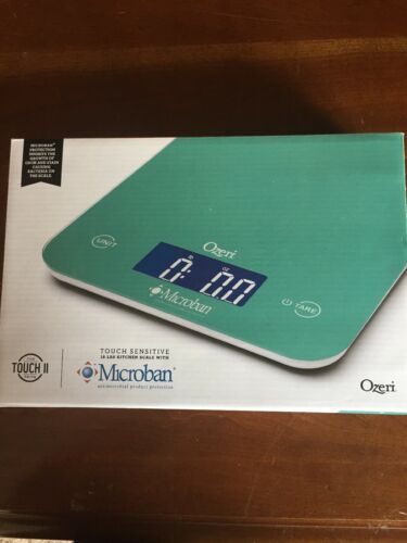 Ozeri Touch II Digital Kitchen Scale Microban Antimicrobial Protection NEW