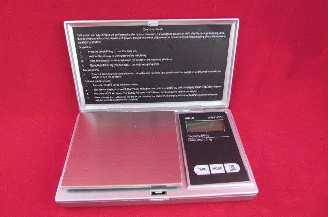 American Weigh Scales AWS Mod AMS-600 Digital 600g Pocket Scale Graduation 0.1g
