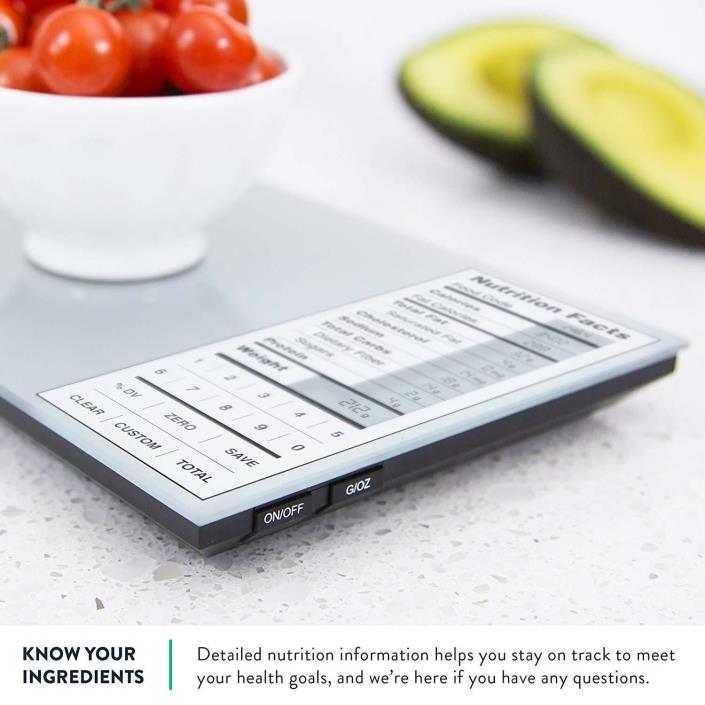 Digital Kitchen Scale Food Diet Cooking Nutritional Durable Health Portions