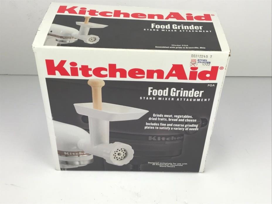 Kitchen Aid FGA Food Meat Grinder Attachment for Stand Mixer