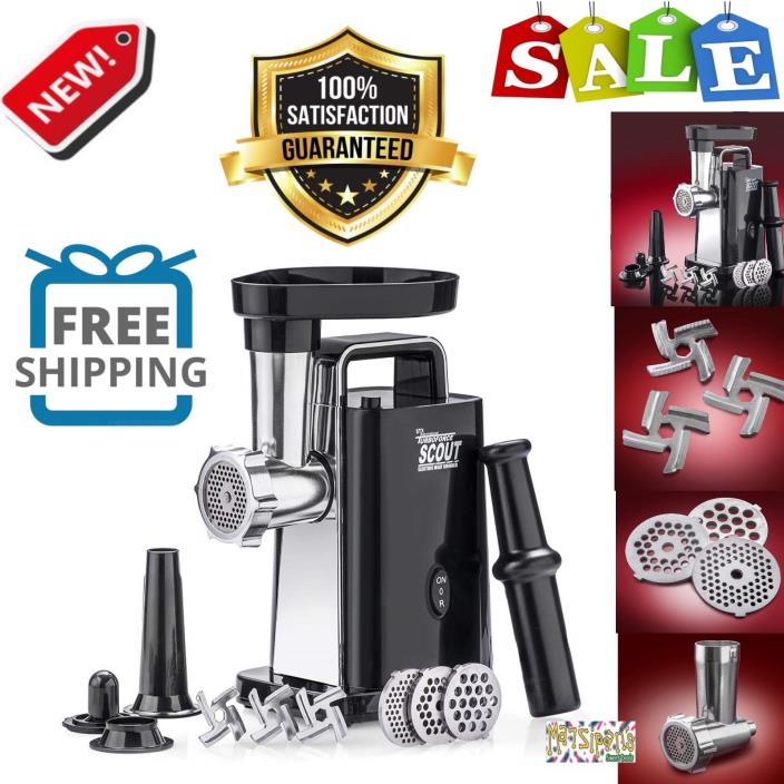 Meat Grinder Ground Venison Deer Pork Sausage Stuffer Making Burger Food Kitchen