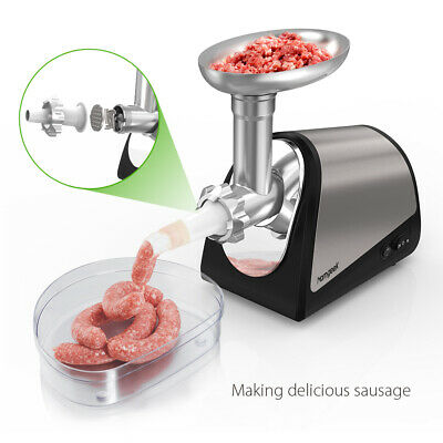 1200W Electric Meat Grinder Industrial Food Mincer Sausage Maker Kitchen US B3L5
